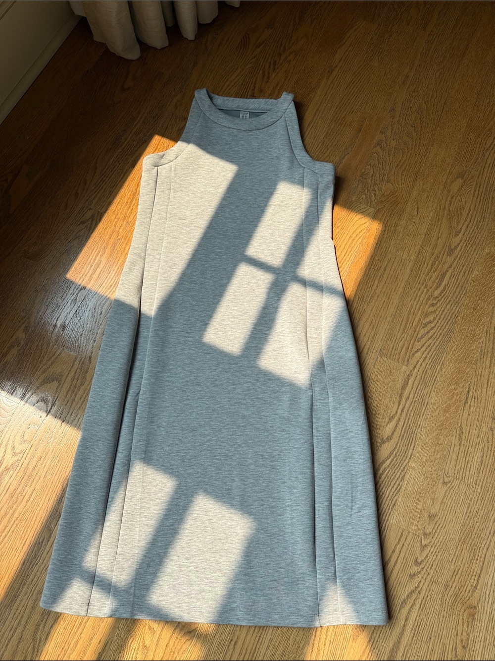 SPANX Sleeveless Grey Midi A-Line Dress